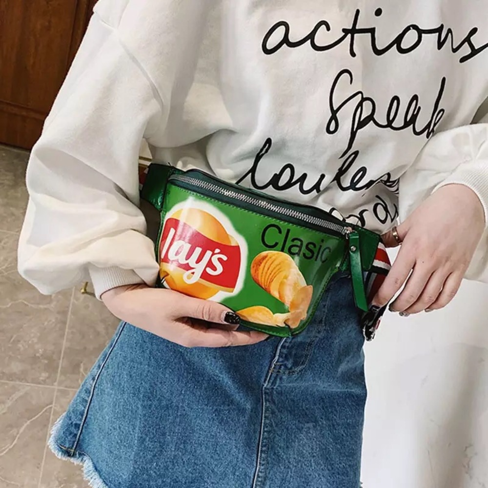 Potato Chip Fanny Pack Waist Pouch - Picture 3 of 4